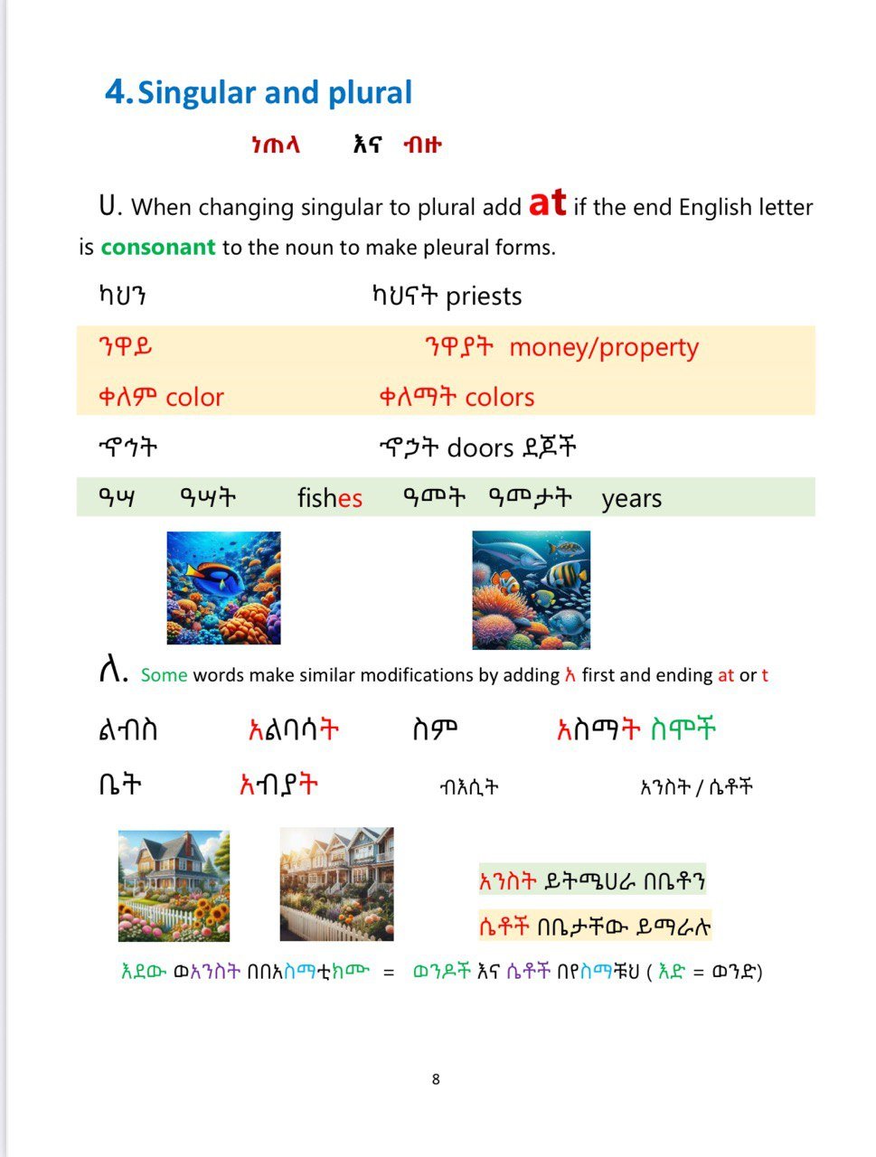 Geez Grammar : ግእዝ ሰዋስው Noun Pronoun etc - Image 5